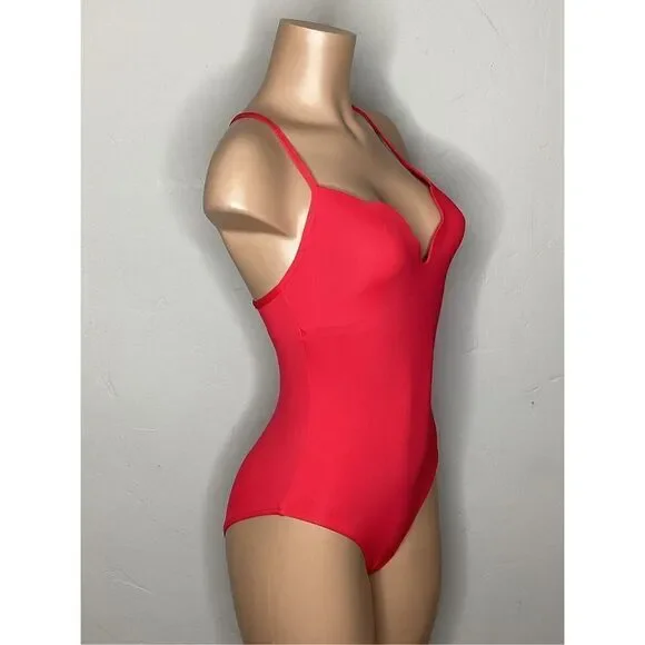 New. SEAFOLLY red one piece. Size US 6. Retails $149
